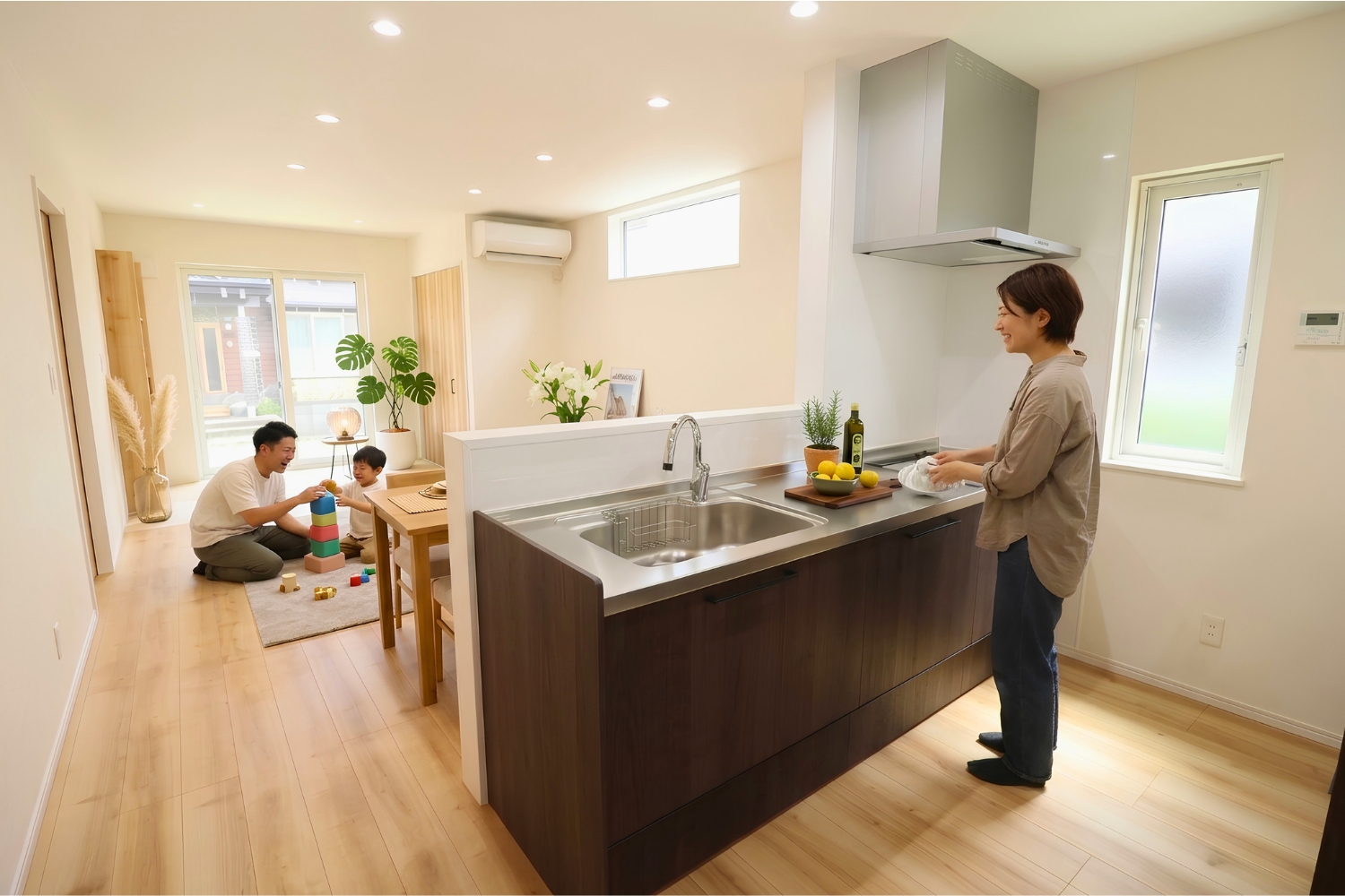 家づくりは、 「いくらの家を建てるか」からではなく 「どんな暮らしをしたいか」から。