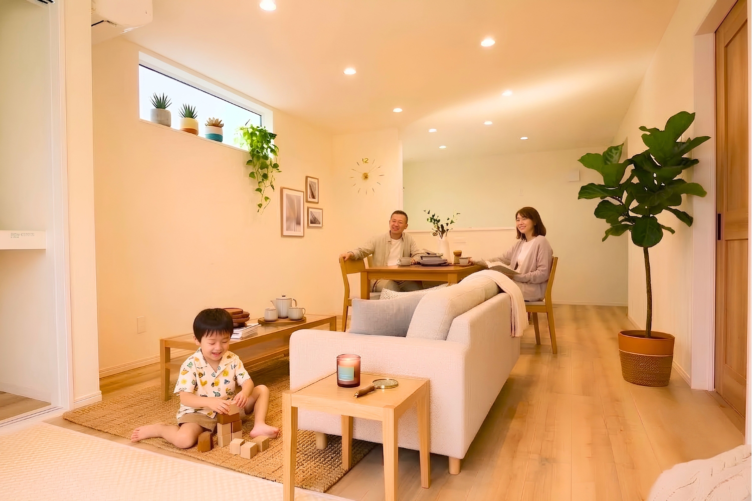 木の温もりを感じる住まいイメージ