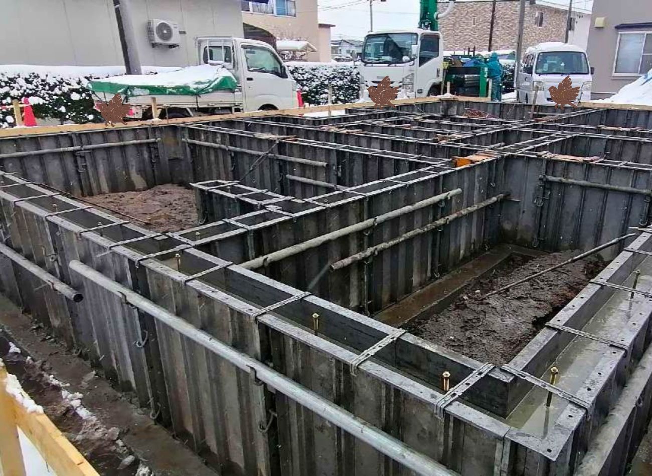 【現場レポート】弘前市・K様邸：立上りコンクリート打設｜エヴァーホーム