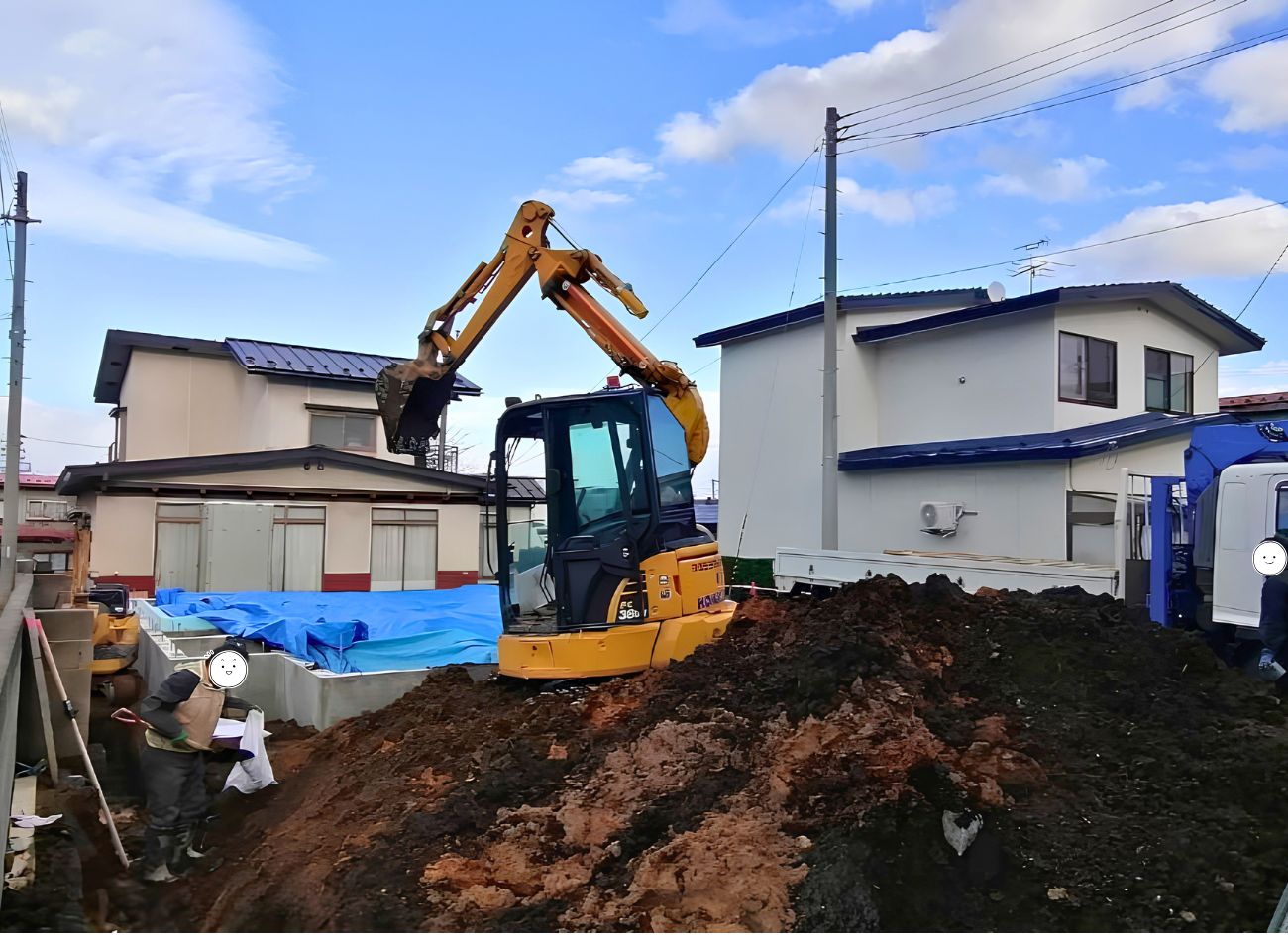 【現場レポート】弘前市・K様邸:配管工事|エヴァーホーム