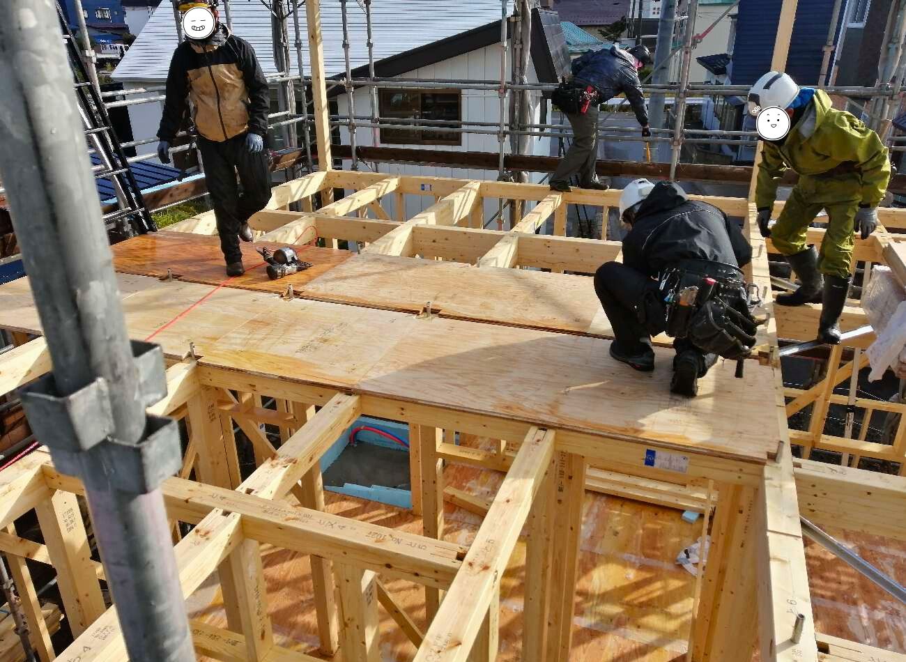 【現場レポート】鶴田町・S様邸：建て方｜エヴァーホーム