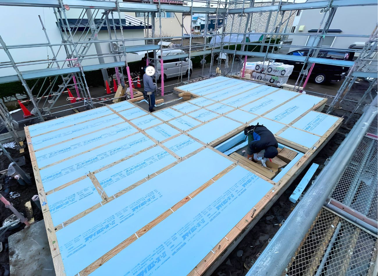 【現場レポート】弘前市・K様邸:床下断熱施工|エヴァーホーム