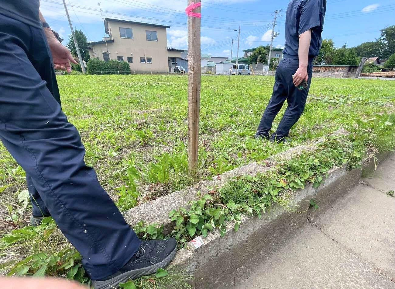 【現場レポート】平川市・K様邸:敷地調査|エヴァーホーム