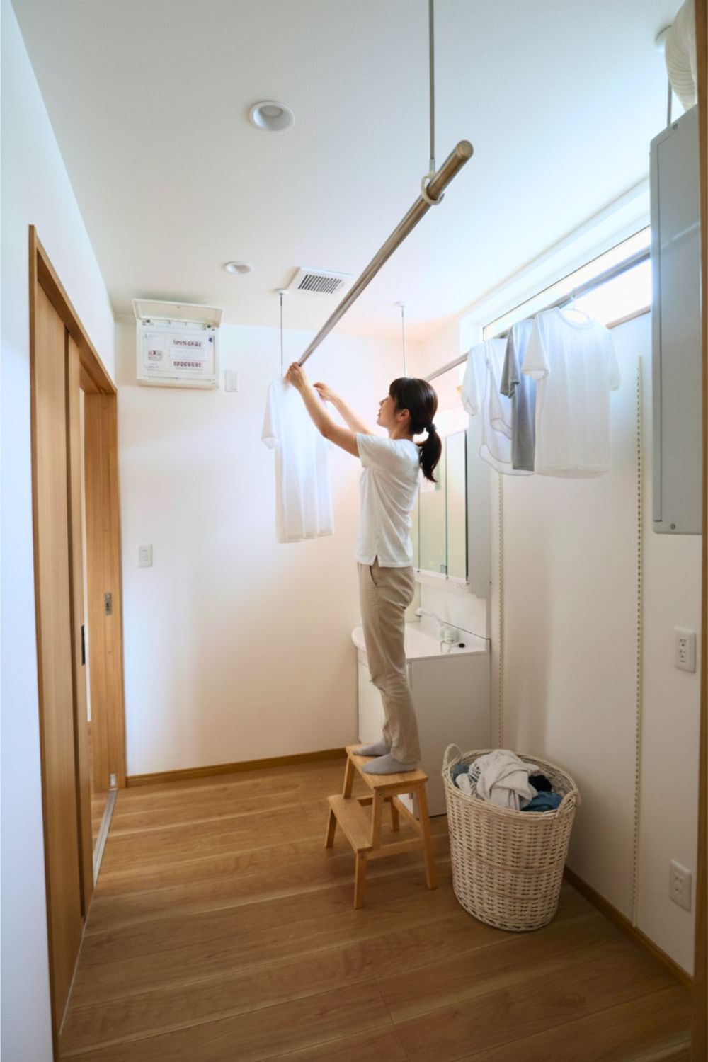 「洗う・干す」を3帖の空間に凝縮