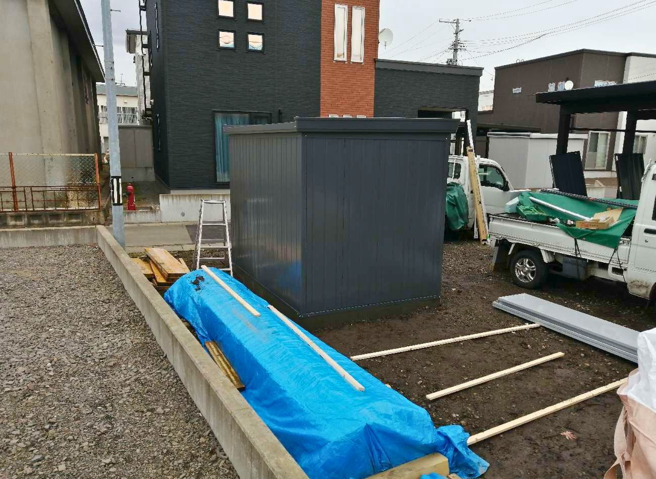 【現場レポート】平川市・S様邸:物置設置|エヴァーホーム