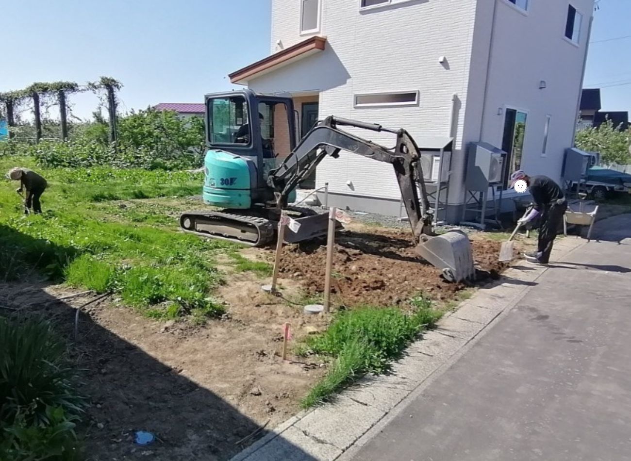 【現場レポート】板柳町・K様邸:外構工事|エヴァーホーム