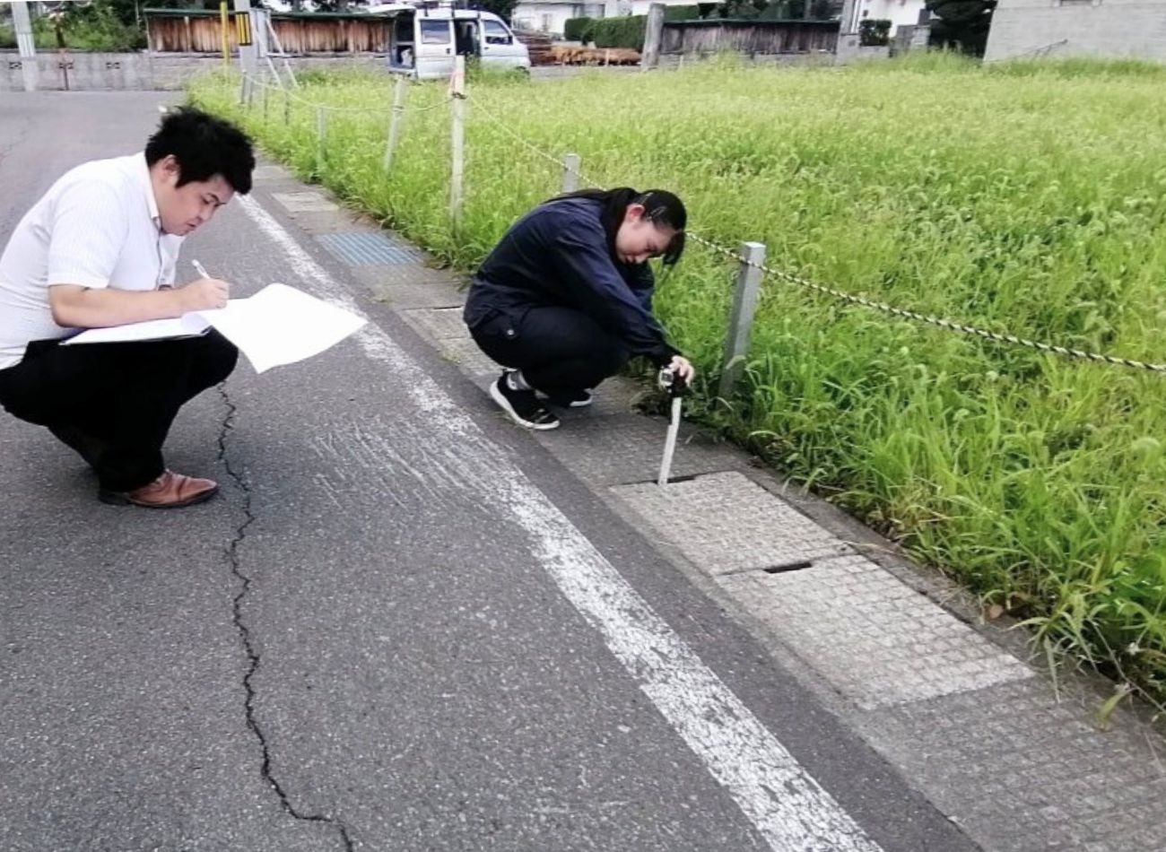 【現場レポート】平川市・K様邸:レベル測定|エヴァーホーム