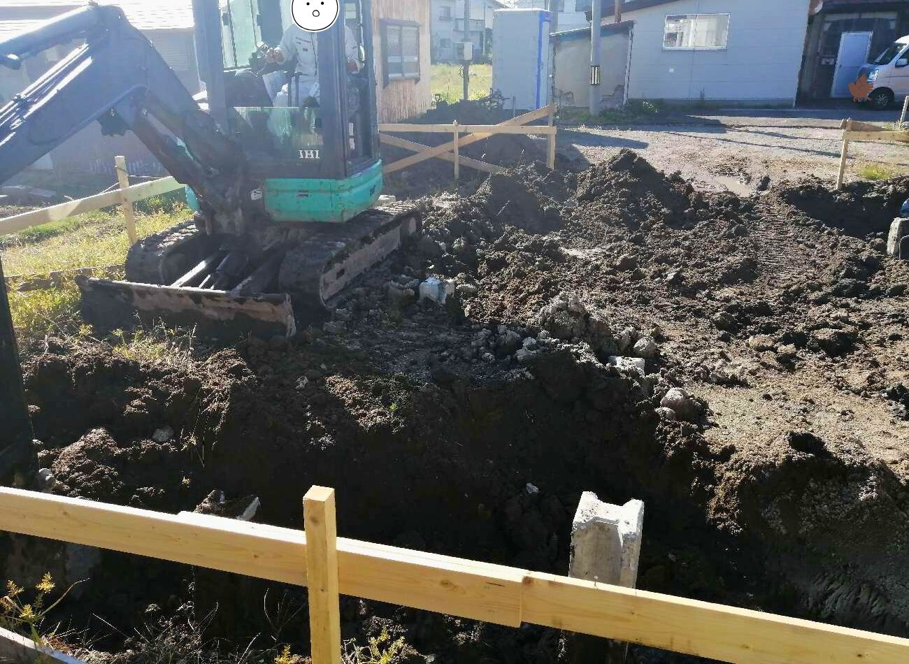 【現場レポート】平川市・S様邸：根切り工事｜エヴァーホーム