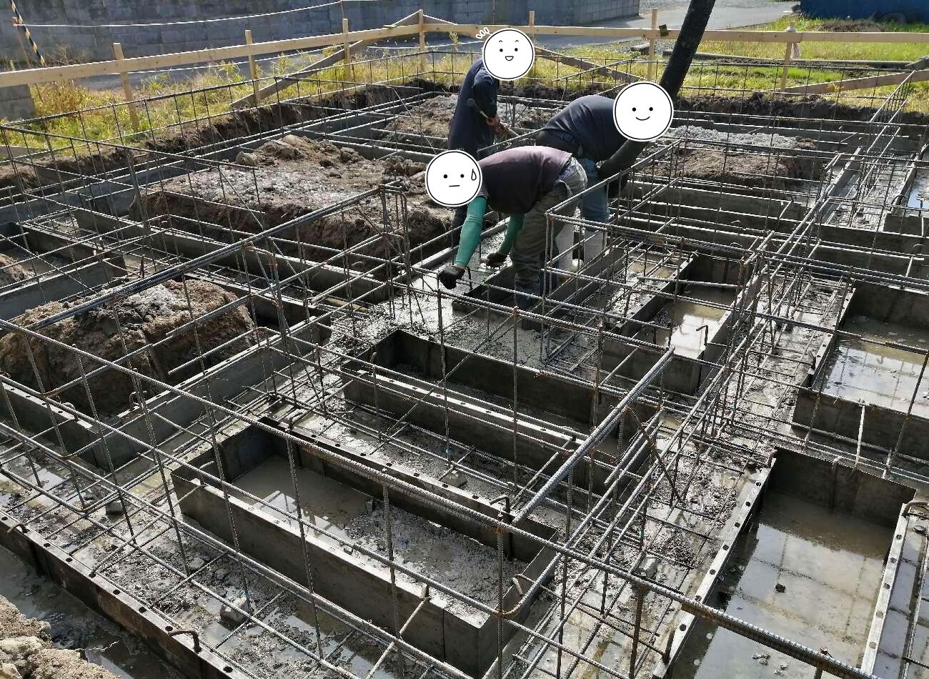 【現場レポート】鶴田町・S様邸：ベースコンクリート打設｜エヴァーホーム