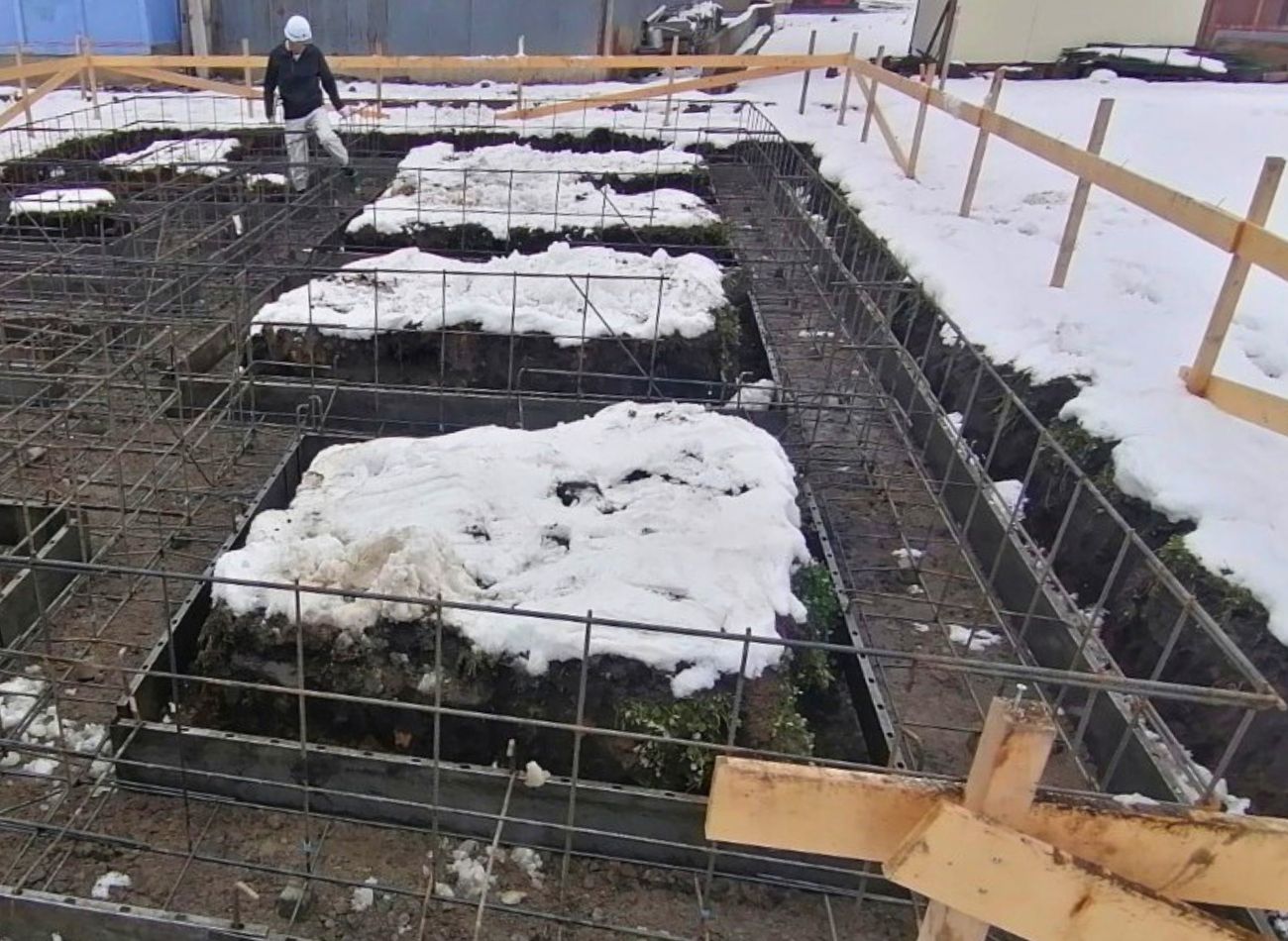 【現場レポート】平川市・K様邸:基礎配筋|エヴァーホーム