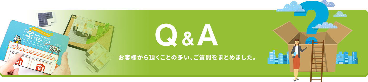 お客様から頂くことの多い、ご質問をまとめました。