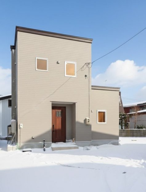 ミニマルな21坪シンプルハウス